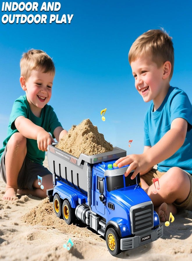 JUKUDAHU Toddler Trucks Toys for Boys 3-5 Years Old, Dump Truck with Lights and Sound, Kids Construction Playset, Garbage Car Toys Vehicle Playset for Kids Aged 3 4 5 6 7 8 - Image 5